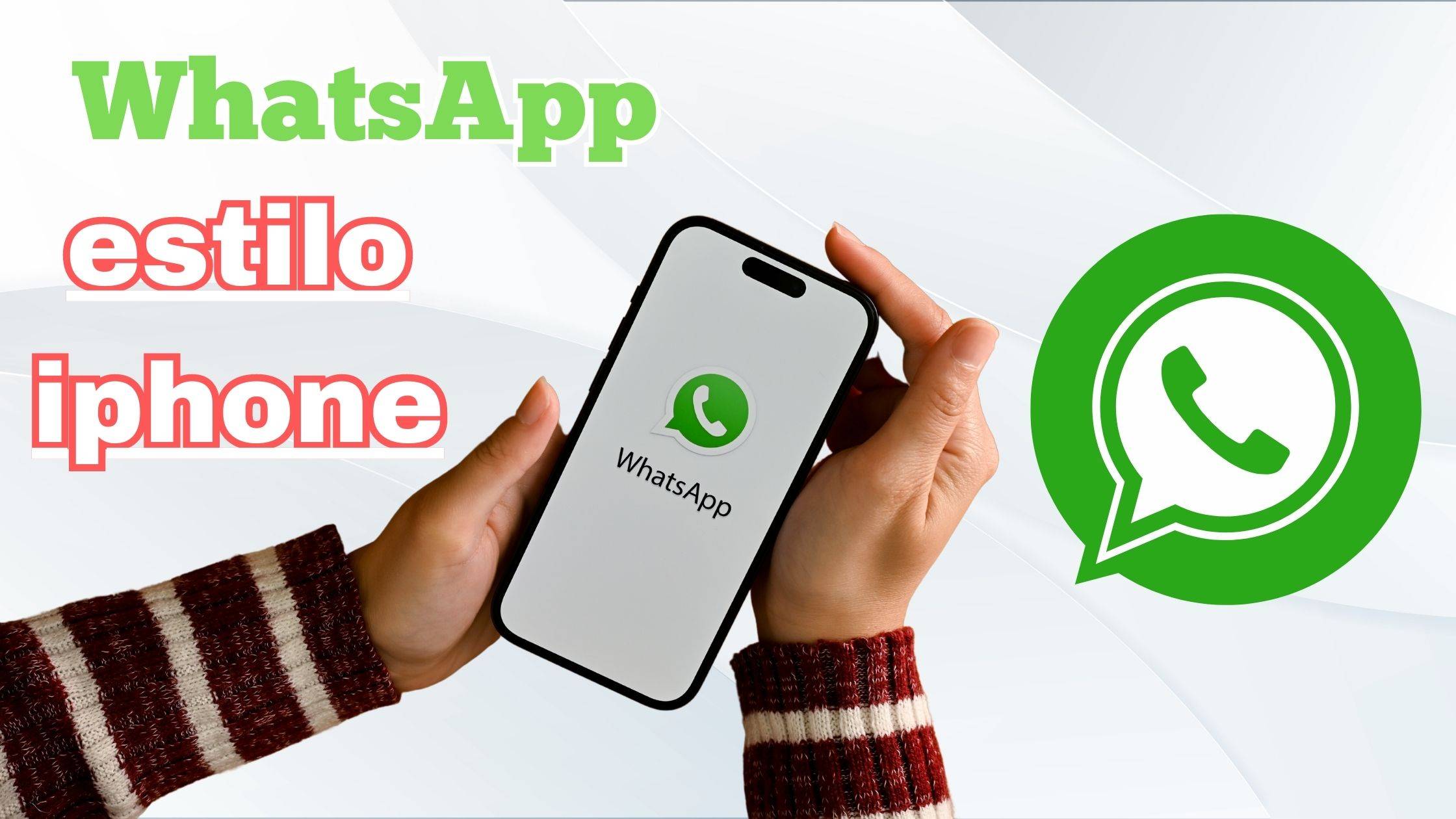 WhatsApp estilo iphone for android is available now and you can change the design of WhatsApp Android to that of WhatsApp estilo iPhone.