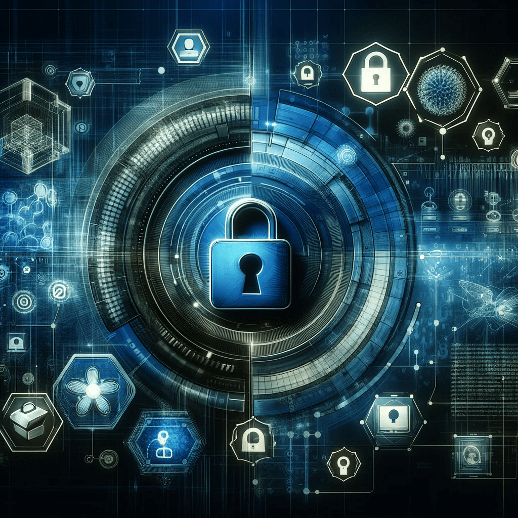 A digital artwork illustrating the concept of enhanced privacy features in technology of arabic whatsapp gold mod apk. The image should visually represent advanced privacy settings and security measures in a digital environment. Include symbols such as padlocks, encrypted messages, privacy screens, and secure login interfaces. The artwork should convey a strong sense of security and protection in the digital world, highlighting the importance of privacy and confidentiality in modern technology. The design should be sleek and modern, emphasizing the sophisticated nature of advanced privacy features in digital communication tools.